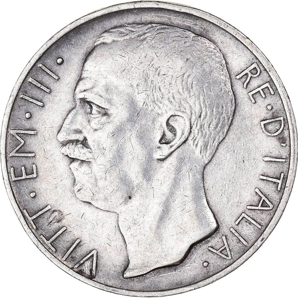 Moneta, Italia, Vittorio Emanuele III, 10 Lire, 1927, Rome, BB, Argento, KM:68.1