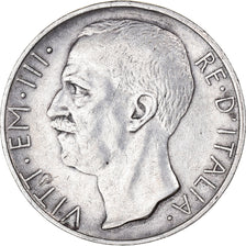 Moneta, Italia, Vittorio Emanuele III, 10 Lire, 1927, Rome, BB, Argento, KM:68.1