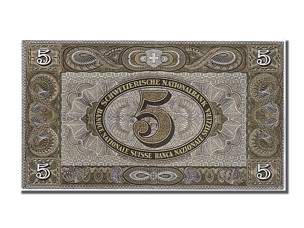 Banknote, Switzerland, 5 Franken, 1949, 1949-01-20, AU(55-58)
