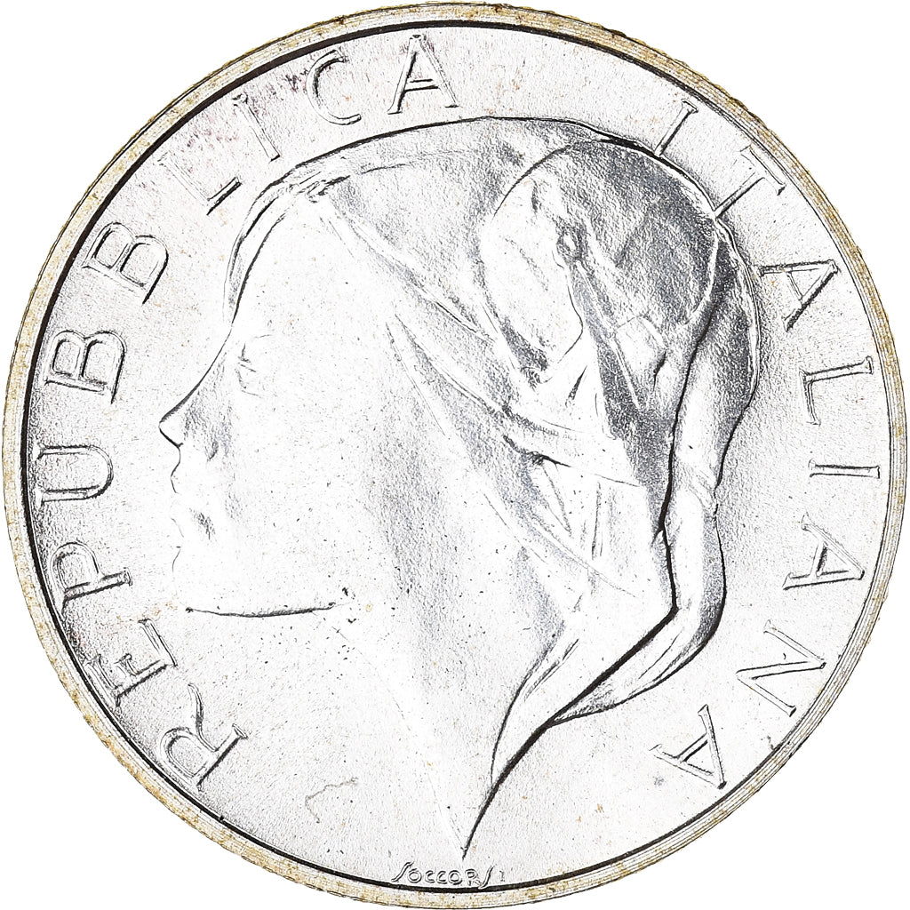 Coin, Italy, 200 Lire, 1989, Rome, FDC, MS(65-70), Silver, KM:133
