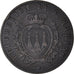 Coin, San Marino, 5 Centesimi, 1869, Rome, VF(30-35), Copper, KM:1