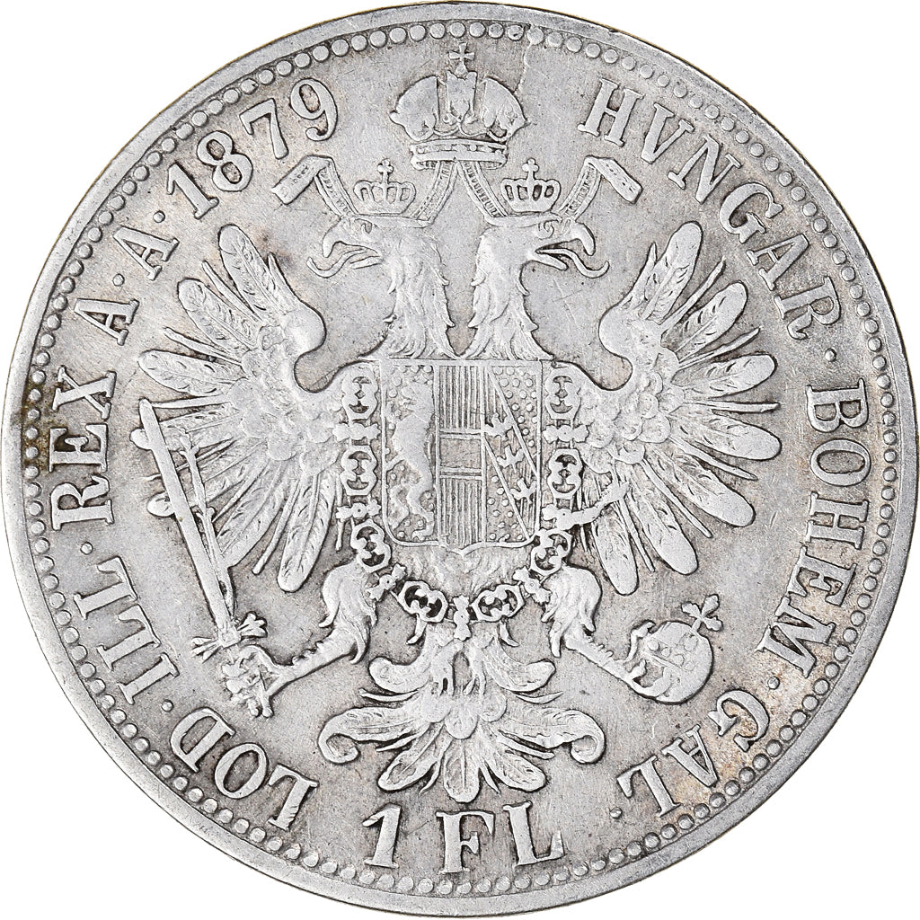 Moneta, Austria, Franz Joseph I, Florin, 1879, BB, Argento, KM:2222