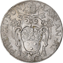Coin, VATICAN CITY, Pius XI, 50 Centesimi, 1932, Roma, VF(30-35), Nickel, KM:4