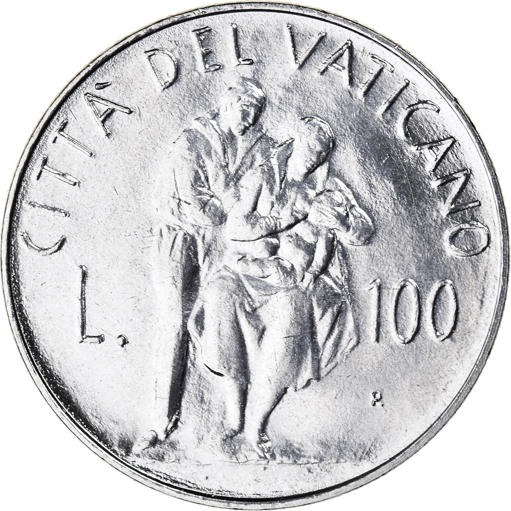 Moneda, CIUDAD DEL VATICANO, John Paul II, 100 Lire, 1982, FDC, Acero