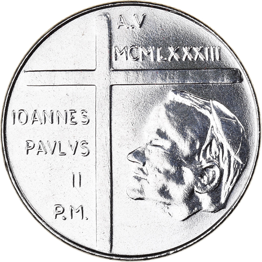 Moneda, CIUDAD DEL VATICANO, John Paul II, 100 Lire, 1983, Roma, FDC, Acero