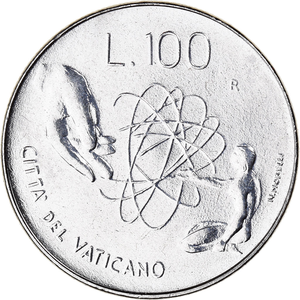 Moneda, CIUDAD DEL VATICANO, John Paul II, 100 Lire, 1983, Roma, FDC, Acero