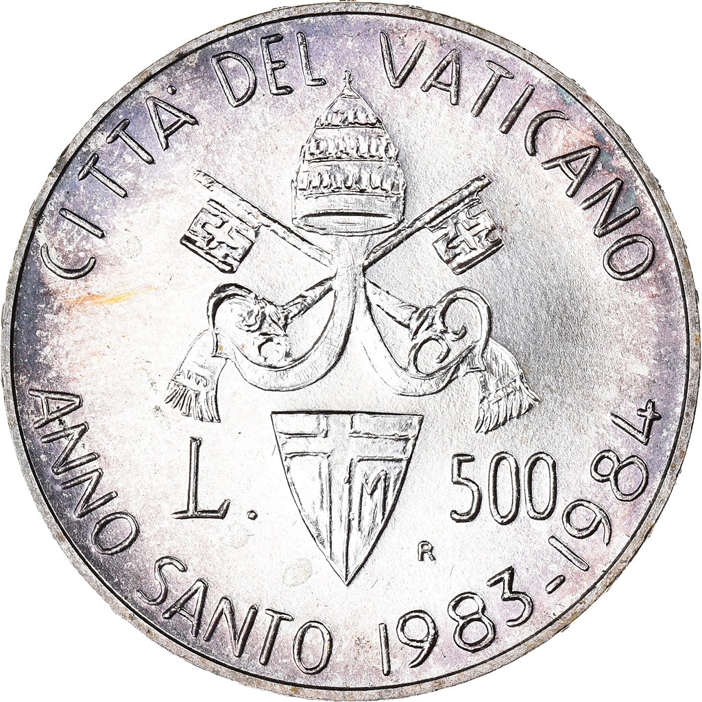 Coin, Vatican, 500 Lire, 1983, FDC, MS(65-70), Silver