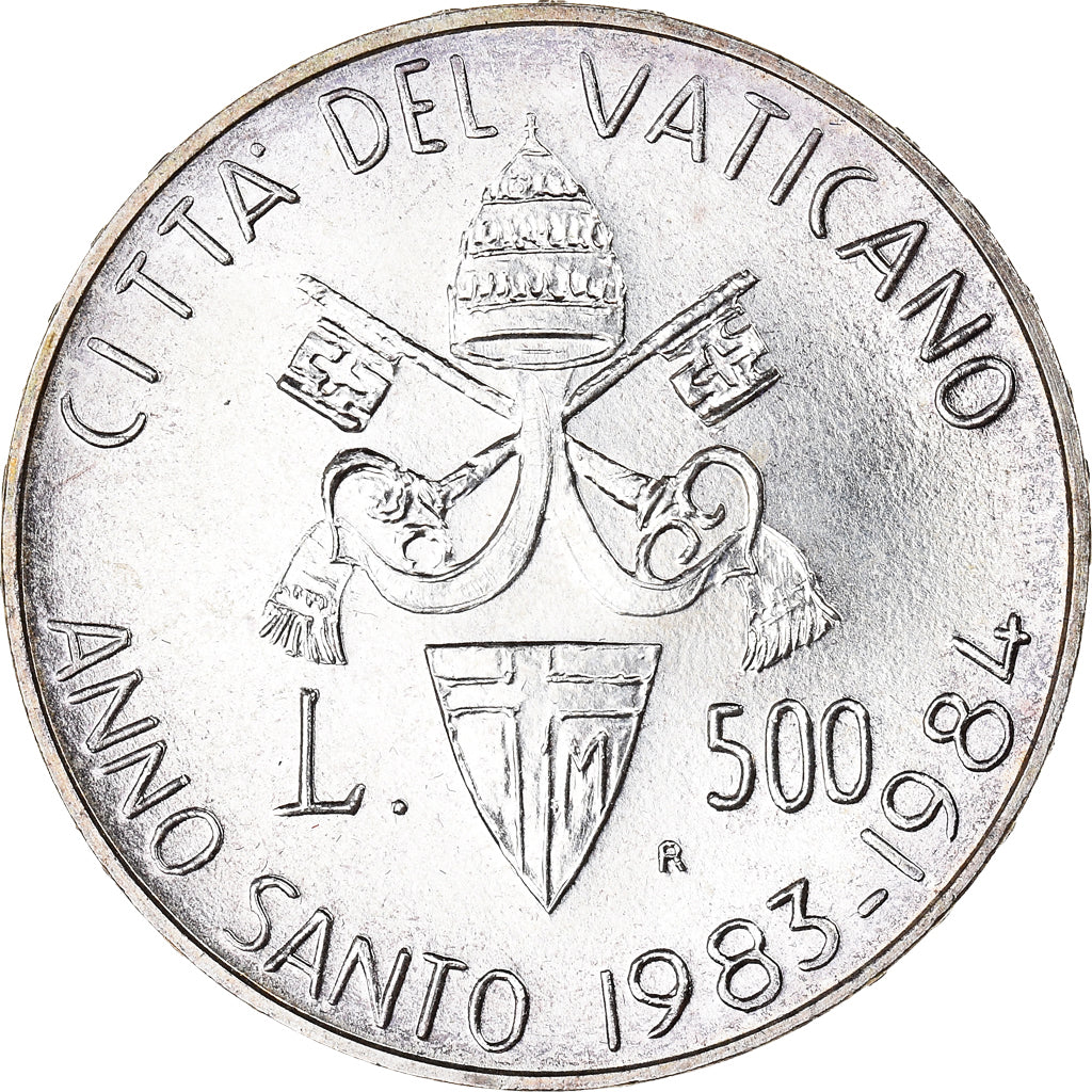 Coin, Vatican, 500 Lire, 1983, FDC, MS(65-70), Silver