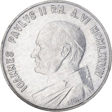 Coin, VATICAN CITY, John Paul II, 10 Lire, 1984, Rome, MS(65-70), Aluminum