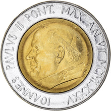 Coin, VATICAN CITY, John Paul II, 500 Lire, 1985, MS(65-70), Bi-Metallic, KM:190