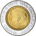 Coin, VATICAN CITY, John Paul II, 500 Lire, 1985, MS(65-70), Bi-Metallic, KM:190