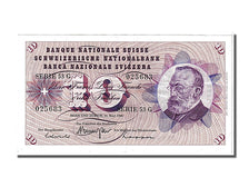 Switzerland, 10 Franken, 1968, KM #45n, 1968-05-15, EF(40-45), 53G