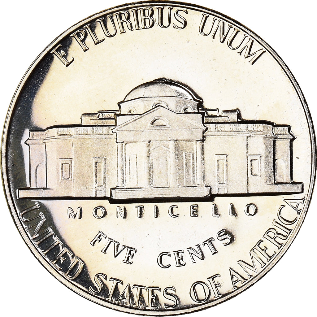 Moneda, Estados Unidos, Jefferson Nickel, 5 Cents, 1976, U.S. Mint, San