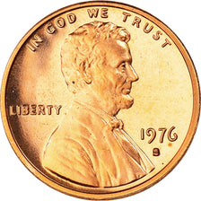 Coin, United States, Lincoln Cent, Cent, 1976, U.S. Mint, San Francisco, FDC.BE