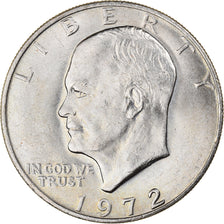 Coin, United States, Eisenhower Dollar, Dollar, 1972, U.S. Mint, Philadelphia