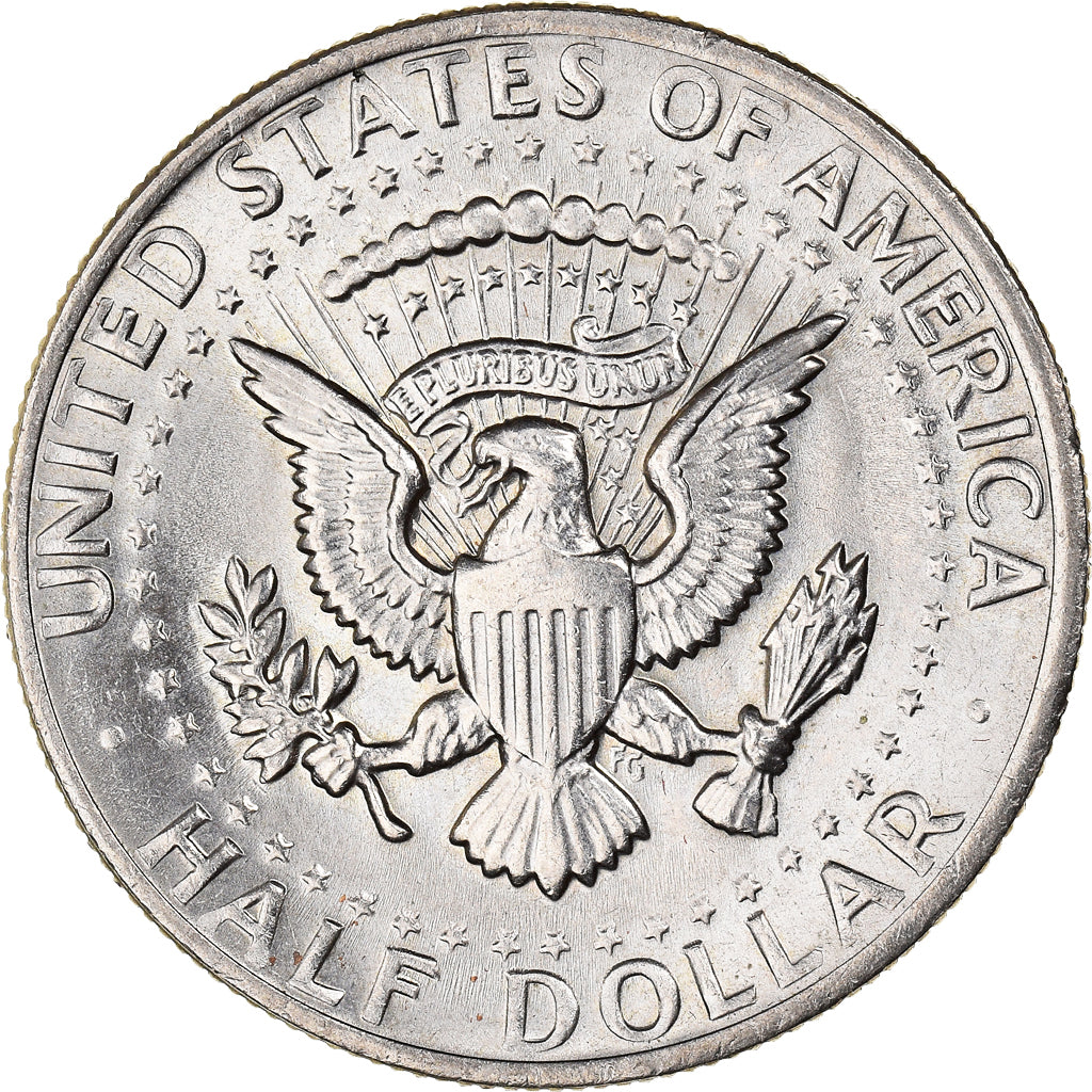 Coin, United States, Kennedy Half Dollar, Half Dollar, 1972, U.S. Mint