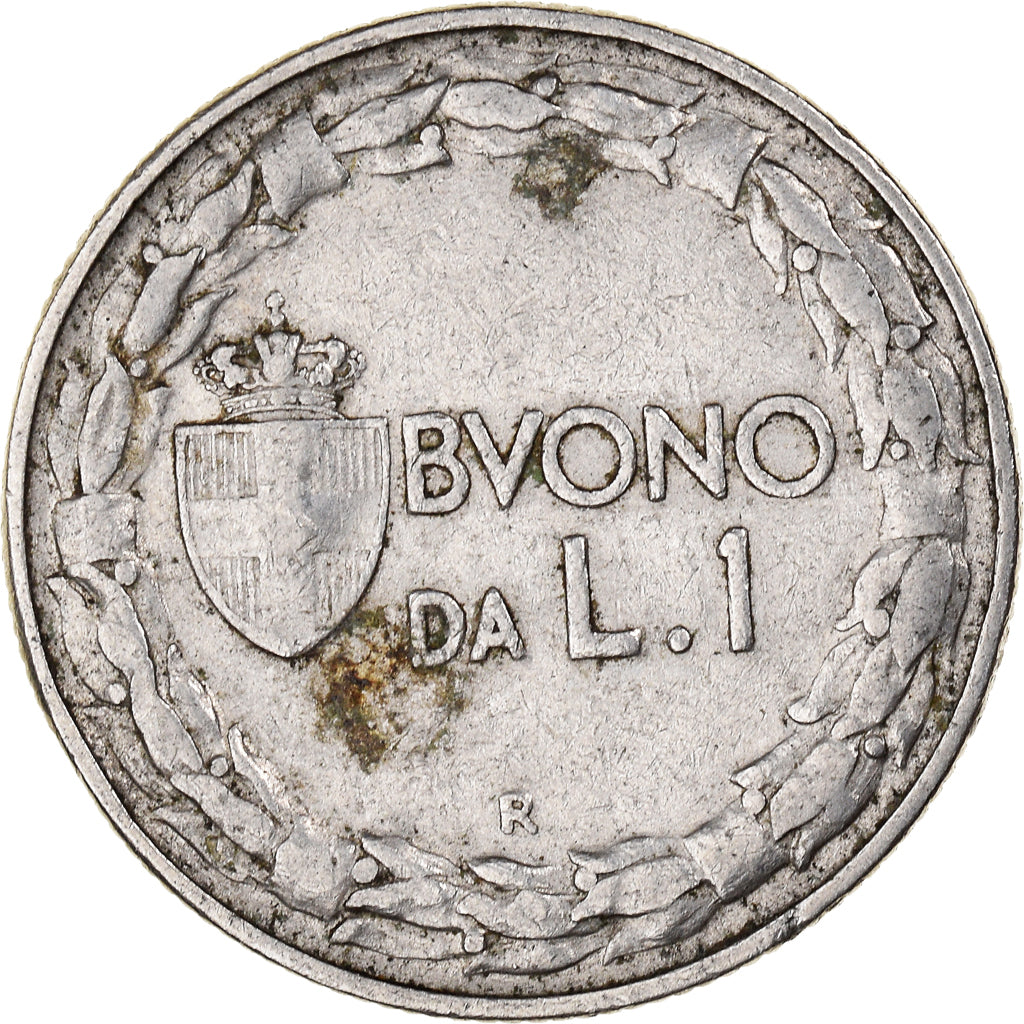 Moneta, Italia, Vittorio Emanuele III, Lira, 1923, Rome, MB, Nichel, KM:62