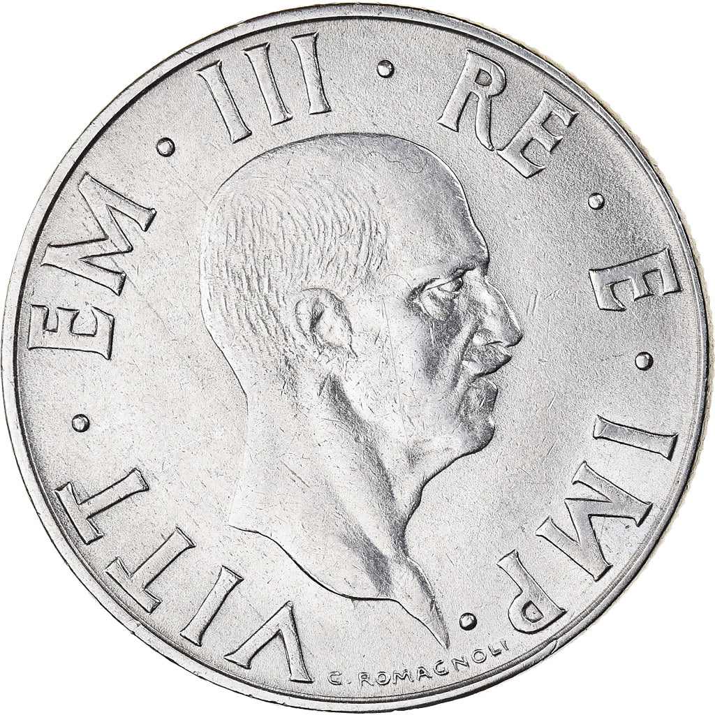 Coin, Italy, Vittorio Emanuele III, 2 Lire, 1940, Rome, AU(50-53), Stainless