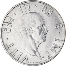Coin, Italy, Vittorio Emanuele III, 2 Lire, 1940, Rome, AU(50-53), Stainless