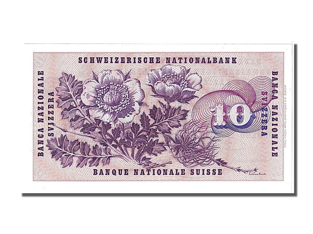 Switzerland, 10 Franken, 1974, KM #45t, 1974-02-07, UNC(65-70), 94G