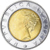 Coin, Italy, 500 Lire, 1999, Rome, AU(50-53), Bi-Metallic, KM:203