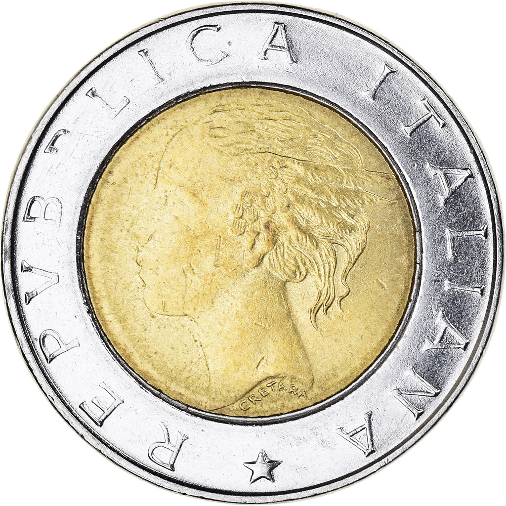 Moneta, Italia, 500 Lire, 1999, Rome, MB+, Bi-metallico, KM:203