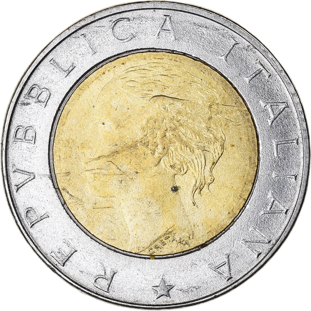 Coin, Italy, 500 Lire, 1997, Rome, VF(20-25), Bi-Metallic, KM:187