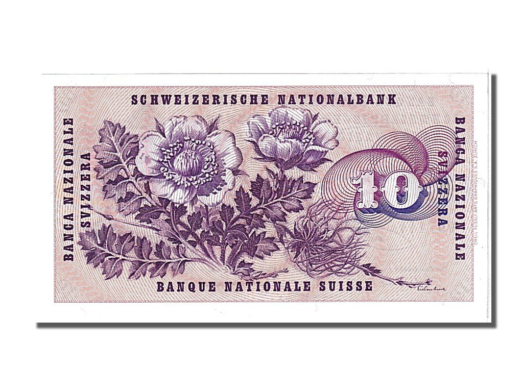 Switzerland, 10 Franken, 1973, KM #45s, 1973-03-07, UNC(65-70), 85T
