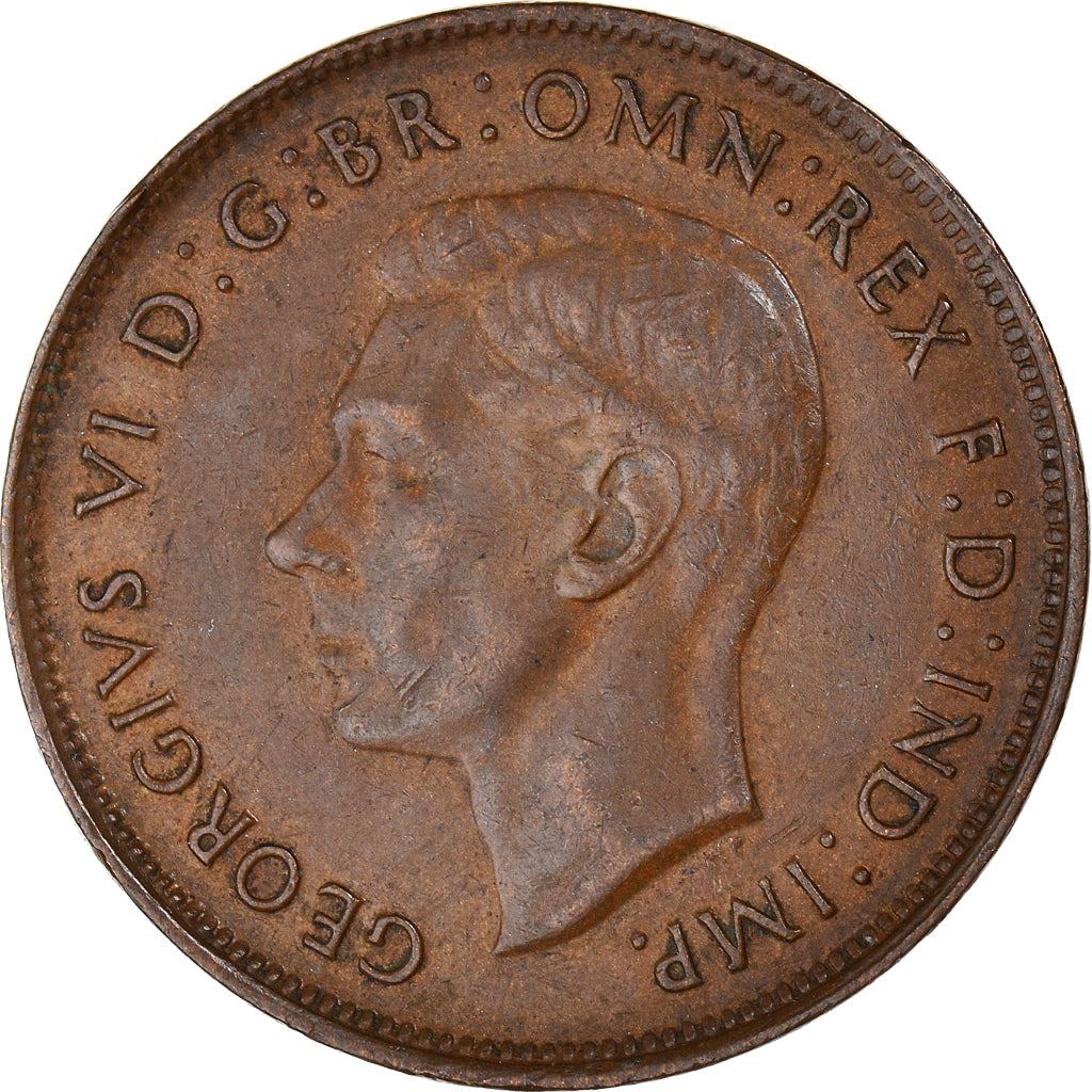 Moneta, Australia, George VI, Penny, 1948, Melbourne, BB, Bronzo, KM:36