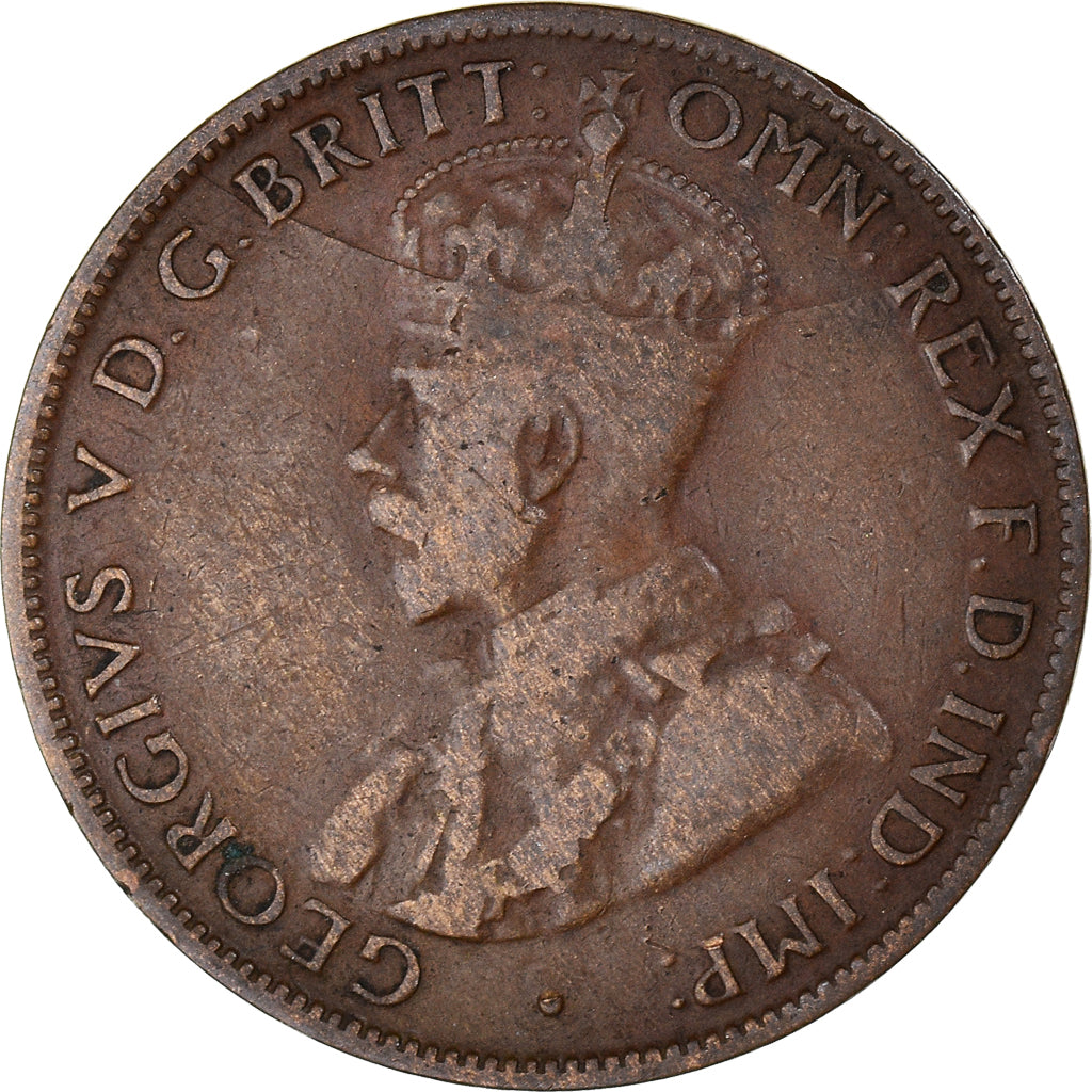 Coin, Australia, George V, 1/2 Penny, 1926, EF(40-45), Bronze, KM:22