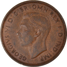 Coin, Australia, George VI, 1/2 Penny, 1938, Melbourne, EF(40-45), Bronze, KM:35