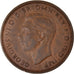 Coin, Australia, George VI, 1/2 Penny, 1938, Melbourne, EF(40-45), Bronze, KM:35