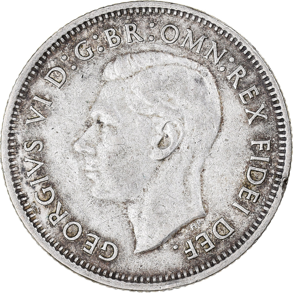 Moneta, Australia, George VI, Shilling, 1952, Melbourne, EF(40-45), Srebro
