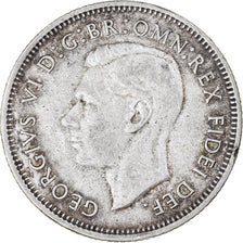 Moneta, Australia, George VI, Shilling, 1952, Melbourne, EF(40-45), Srebro