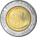 Moneda, CIUDAD DEL VATICANO, John Paul II, 500 Lire, 1990, FDC, Bimetálico