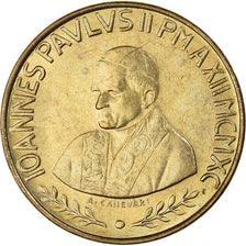 Monnaie, Cité du Vatican, John Paul II, 20 Lire, 1990, FDC, Bronze-Aluminium