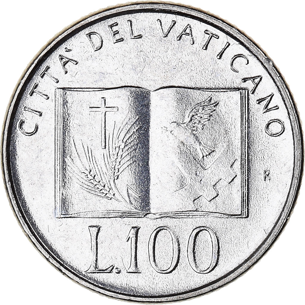 Moneda, CIUDAD DEL VATICANO, John Paul II, 100 Lire, 1992, Roma, FDC, Acero