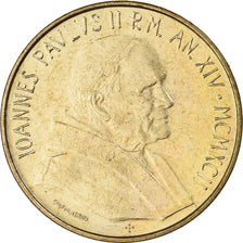 Coin, VATICAN CITY, John Paul II, 20 Lire, 1992, MS(65-70), Aluminum-Bronze