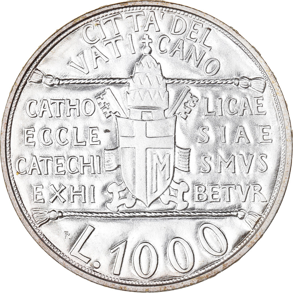Coin, VATICAN CITY, John Paul II, 1000 Lire, 1993, MS(65-70), Silver, KM:250