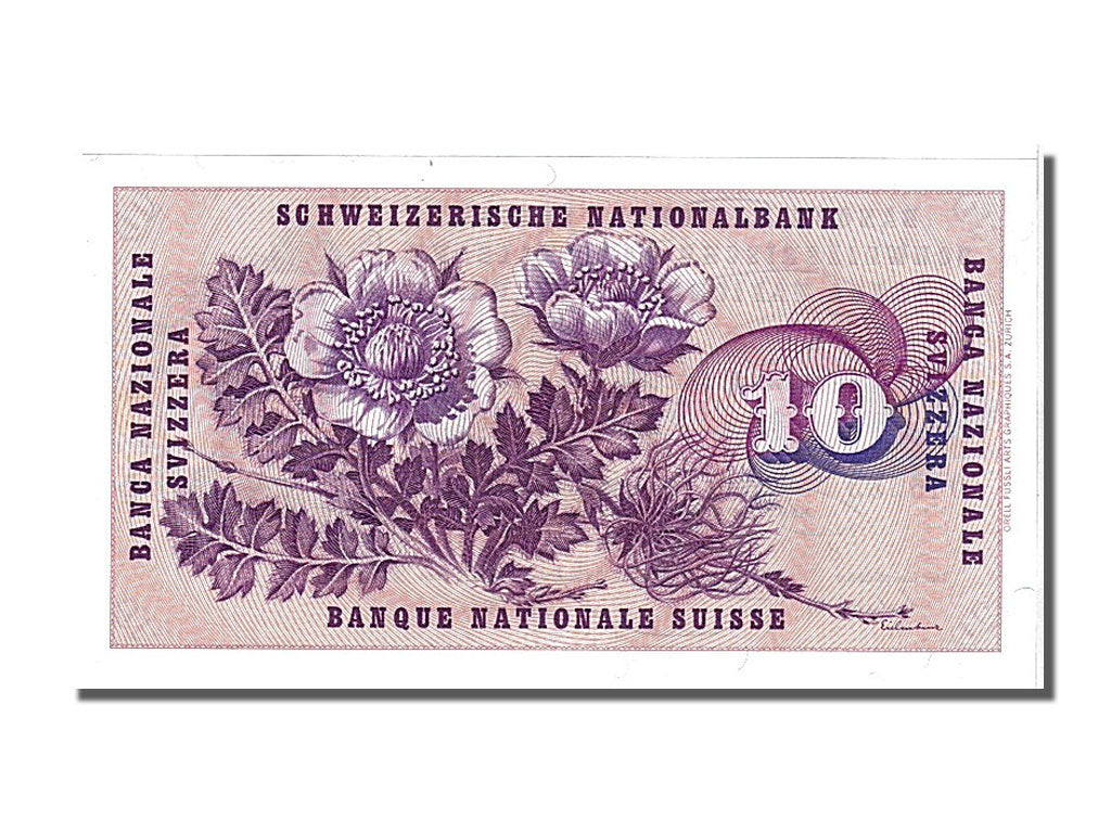 Banknote, Switzerland, 10 Franken, 1973, 1973-03-07, UNC(65-70)
