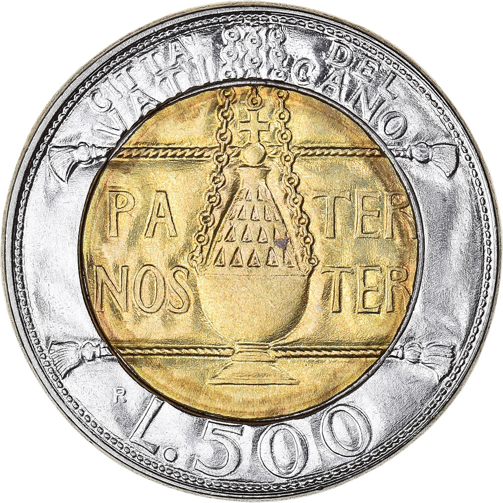 Moneta, CITTÀ DEL VATICANO, John Paul II, 500 Lire, 1993, Roma, FDC