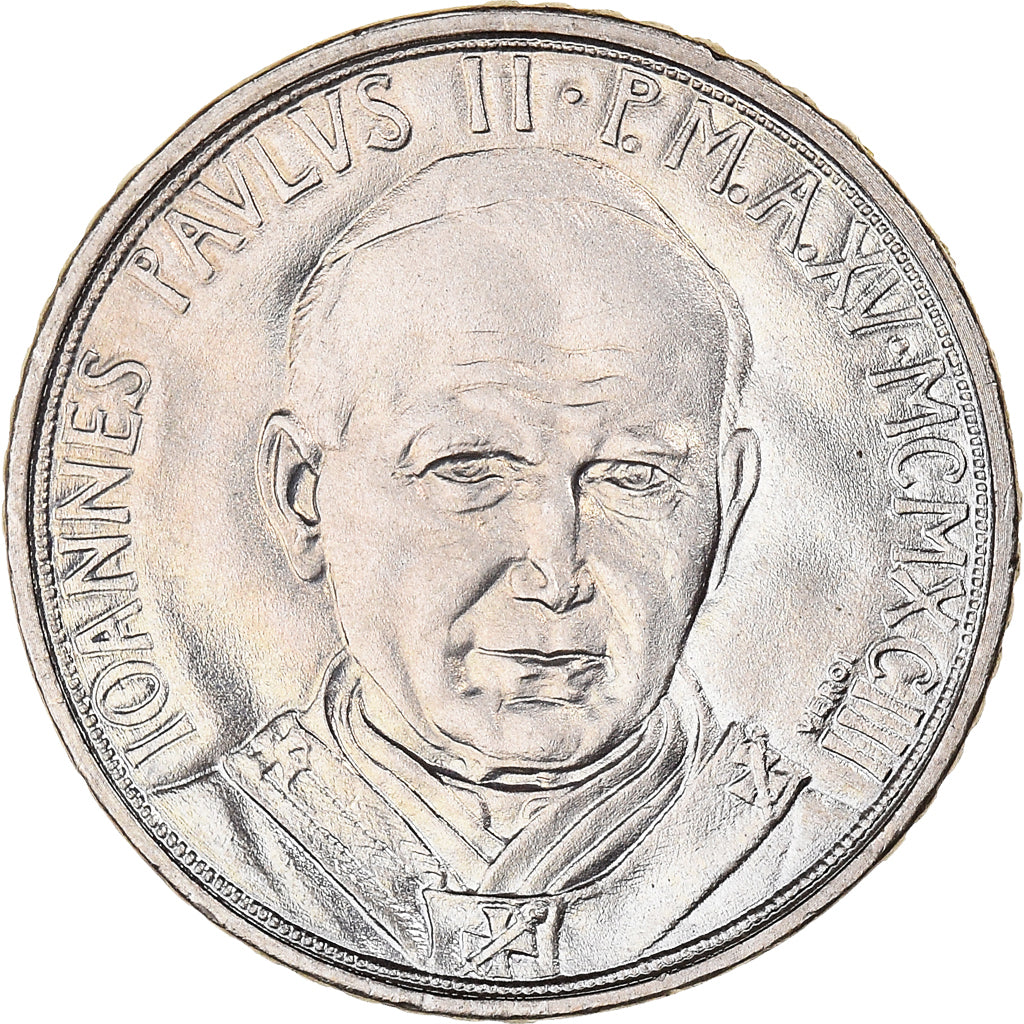 Moneda, CIUDAD DEL VATICANO, John Paul II, 100 Lire, 1993, Roma, FDC, Cobre -