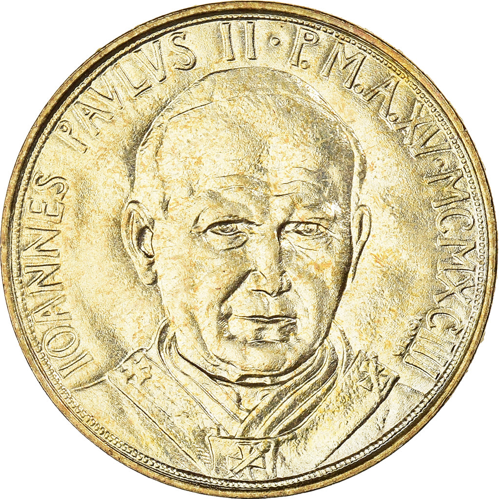 Coin, VATICAN CITY, John Paul II, 20 Lire, 1993, MS(65-70), Aluminum-Bronze