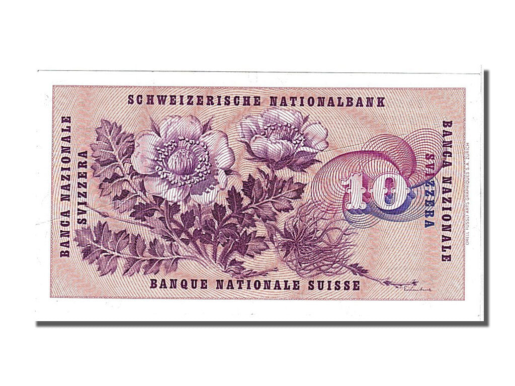 Banknote, Switzerland, 10 Franken, 1963, 1963-03-28, UNC(60-62)