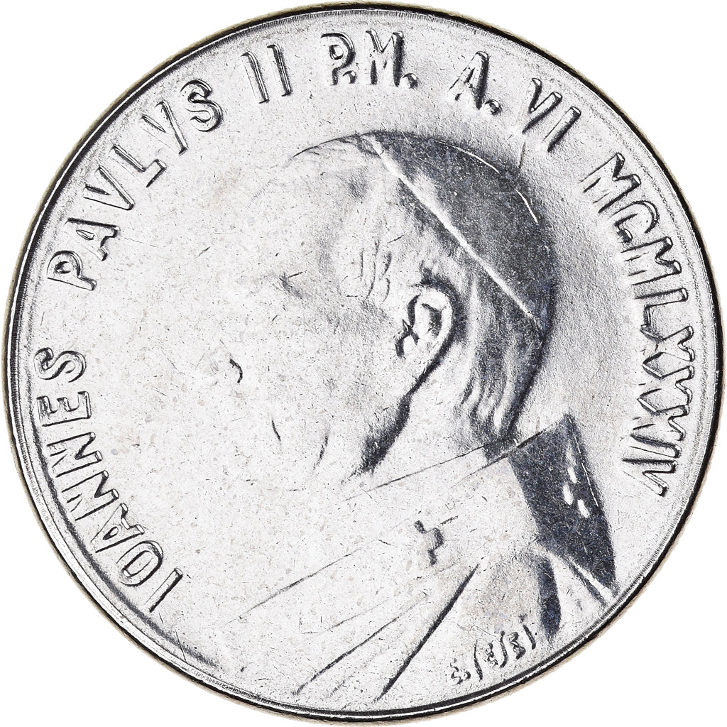 Moneta, CITTÀ DEL VATICANO, John Paul II, 100 Lire, 1984, FDC, Acciaio