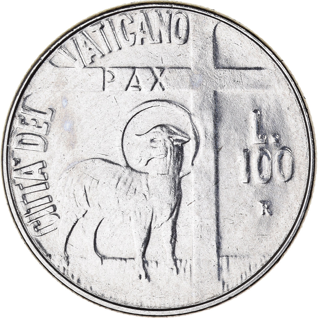 Moneta, CITTÀ DEL VATICANO, John Paul II, 100 Lire, 1984, FDC, Acciaio