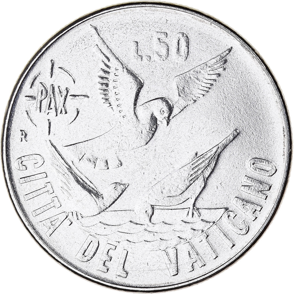 Moneta, CITTÀ DEL VATICANO, John Paul II, 50 Lire, 1984, Roma, FDC, Acciaio