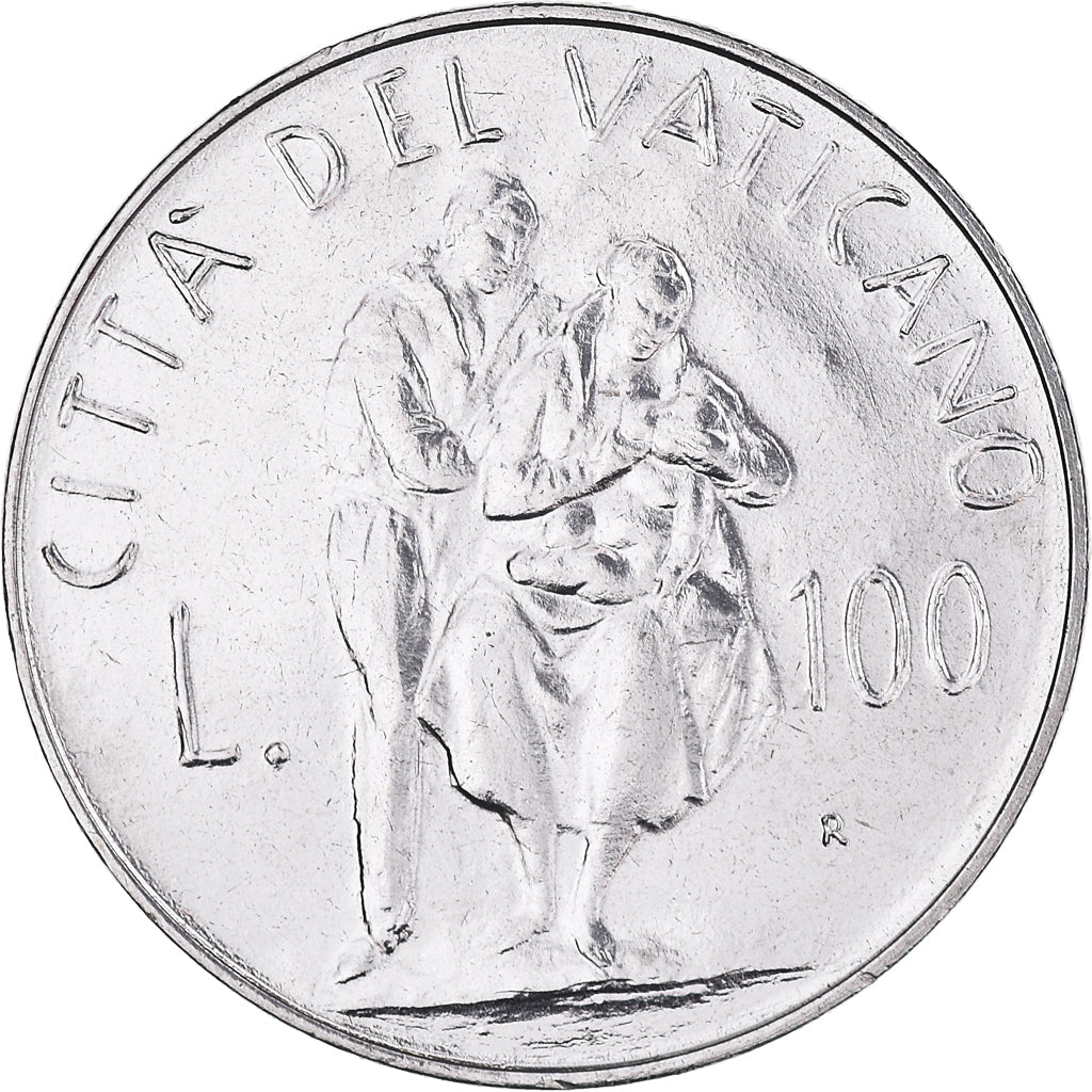 Moneda, CIUDAD DEL VATICANO, John Paul II, 100 Lire, 1982, FDC, Acero