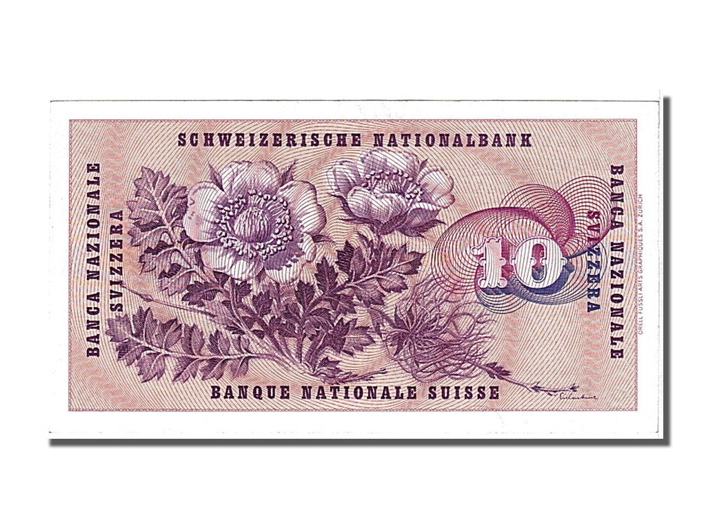 Geldschein, Schweiz, 10 Franken, 1959, 1959-12-23, UNZ-