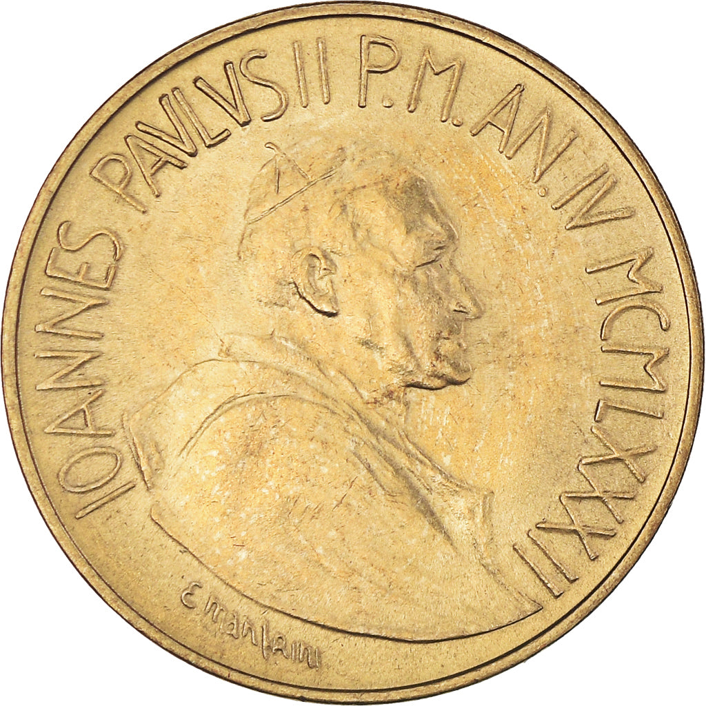 Coin, VATICAN CITY, John Paul II, 20 Lire, 1982, Roma, MS(65-70)